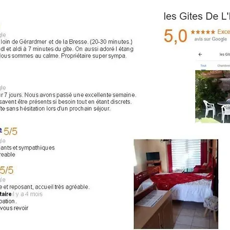 דירה Les De L Etang :studio A 20 Mn De Gerardmer *